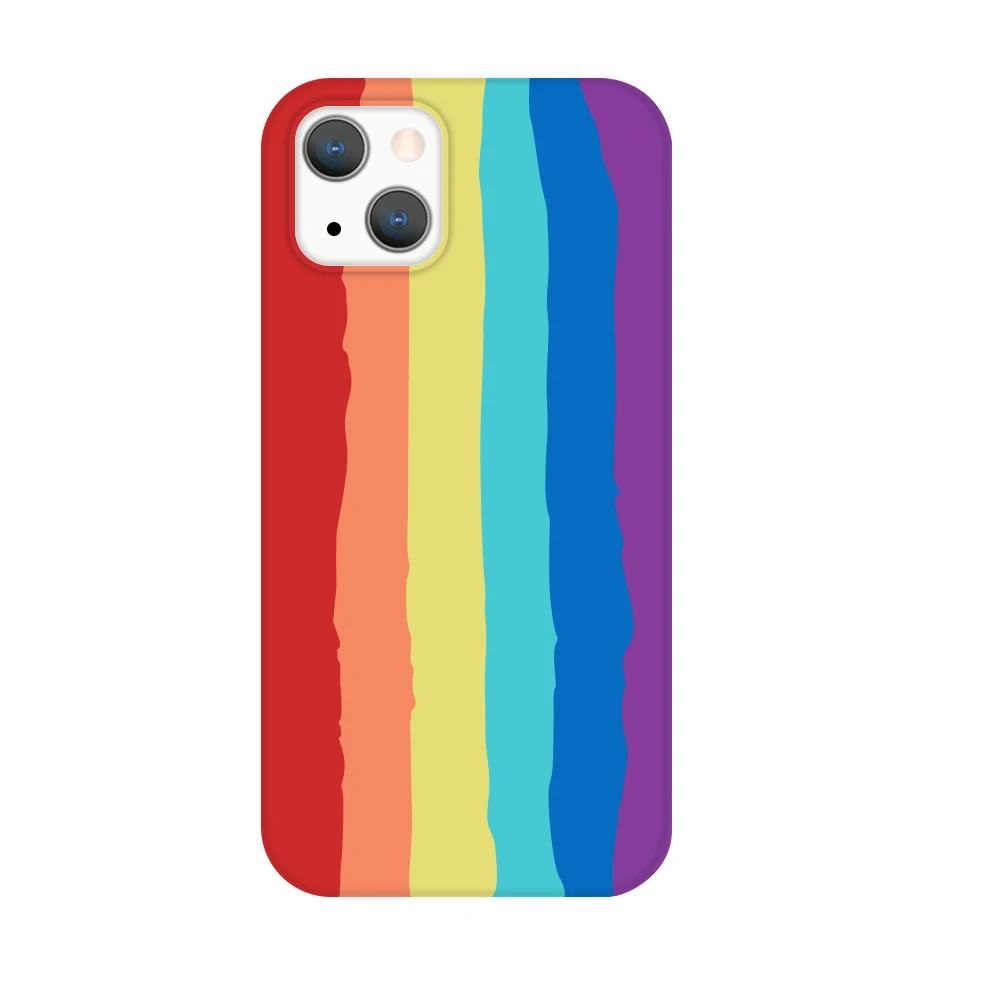 Wholesale Factory price rainbow color phone case For iphone 13 soft touch Silicone Protection cell phone cover
Wholesale Factory price rainbow color phone case For iphone 13 soft touch Silicone Protection cell phone cover