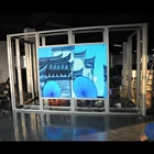 High quality P2.81 indoor flexible led screen used trade show booth