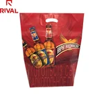 Logo Patch Handle Plastic Shopping Bag