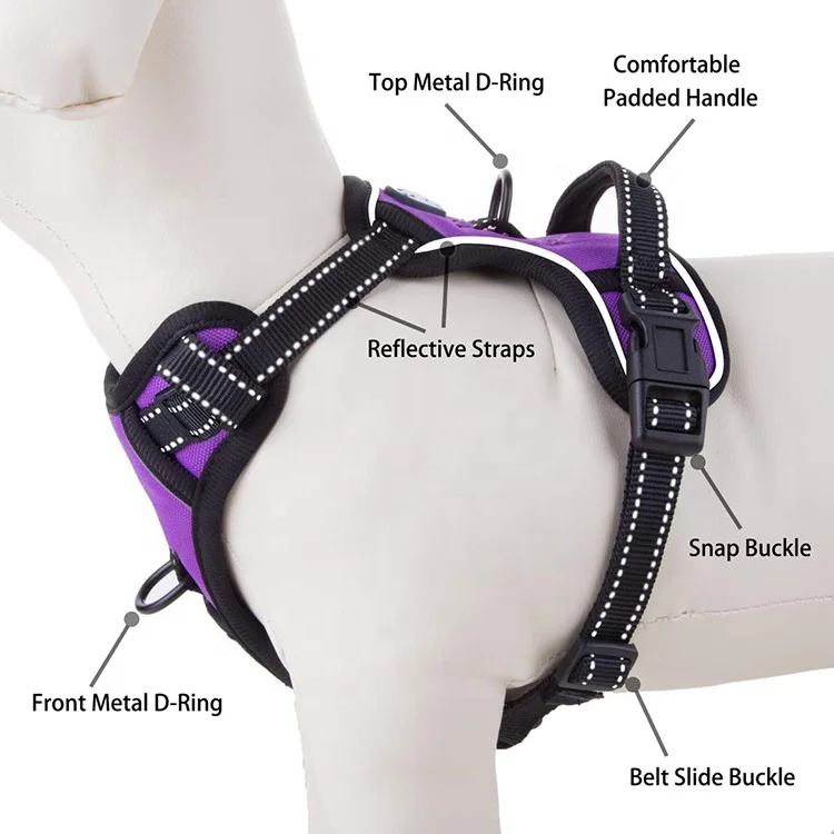 No Pull Dog Harness, Reflective Vest Harness with 2 Leash Attachments and Easy Control Handle for Small Medium Large Dog, Red, green, armygreen, coffee blue, blackpink
No Pull Dog Harness, Reflective Vest Harness with 2 Leash Attachments and Easy Control Handle for Small Medium Large Dog, Red, green, armygreen, coffee blue, blackpink