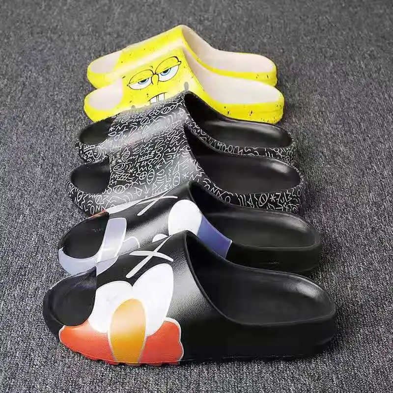 Hot selling high quality men's and women's beach sandals/custom printing yeezy slides cartoon household Yeezy slippers
Hot selling high quality men's and women's beach sandals/custom printing yeezy slides cartoon household Yeezy slippers