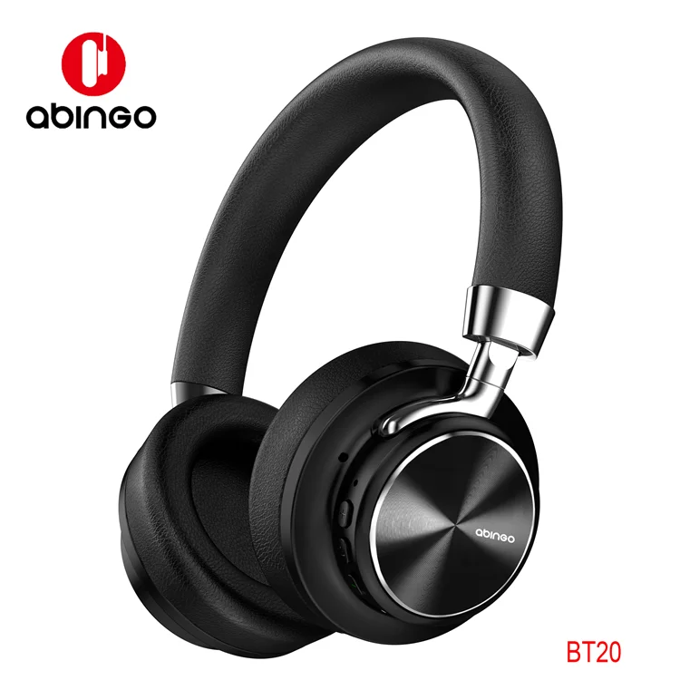 Wireless Stereo Headphones Over Ear Deep Bass Headset With Microphone Leatherette Headband Abingo BT20
Wireless Stereo Headphones Over Ear Deep Bass Headset With Microphone Leatherette Headband Abingo BT20