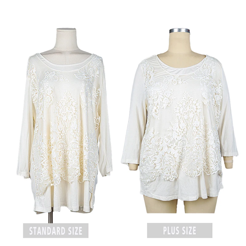 Lace Blouse New Semi Sheer Lace Embroidery Floral Crochet T Shirts Tee Top Lady Long Sleeve Blouse Woman Blouse, Customized color
Lace Blouse New Semi Sheer Lace Embroidery Floral Crochet T Shirts Tee Top Lady Long Sleeve Blouse Woman Blouse, Customized color