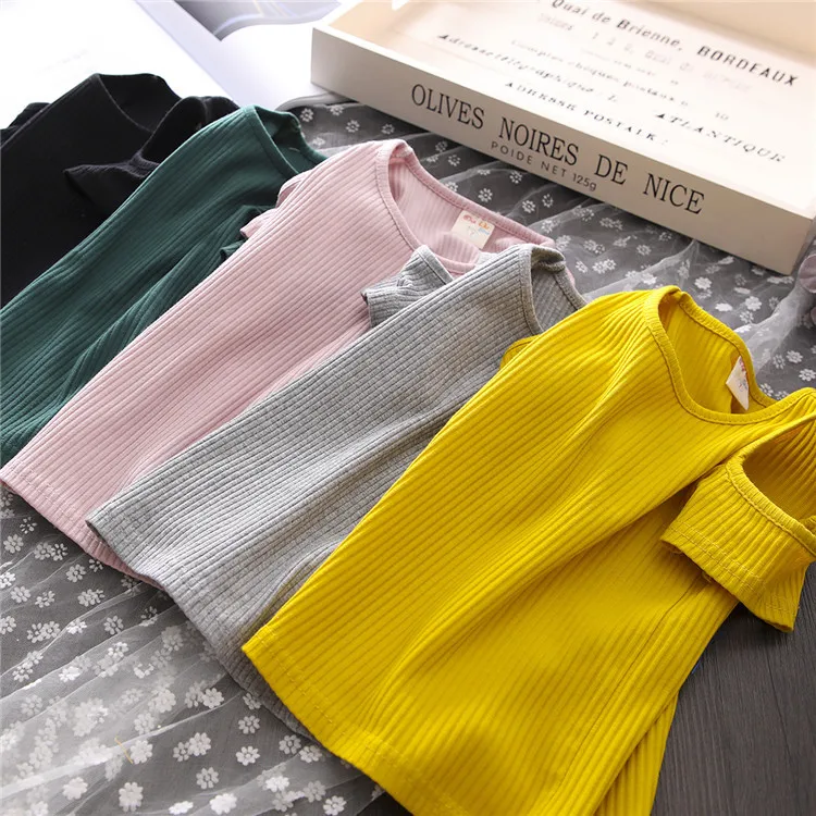 RTS solid color fashion wholesale Summer new elastic slim strapless baby short-sleeved tops children's kids girls t-shirts
RTS solid color fashion wholesale Summer new elastic slim strapless baby short-sleeved tops children's kids girls t-shirts