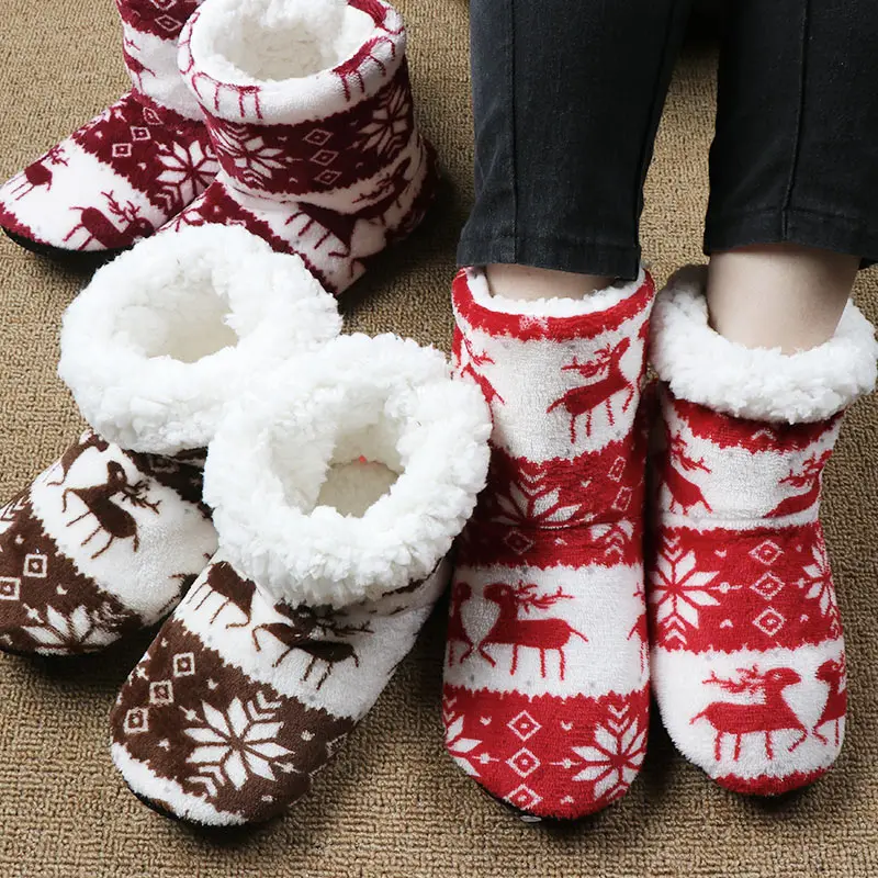 Home Slippers Women Winter Floor Elk Indoor Fur Ladies Slippers Dames Plush Christmas Socks Boot Shoes Warm
Home Slippers Women Winter Floor Elk Indoor Fur Ladies Slippers Dames Plush Christmas Socks Boot Shoes Warm