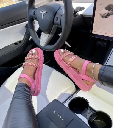 Casual Flat Women Sport Sandals Fashion Metal Chain Ankle Strap Gladiators 33048 women's sandals party wear sandals for women's, Customized color
Casual Flat Women Sport Sandals Fashion Metal Chain Ankle Strap Gladiators 33048 women's sandals party wear sandals for women's, Customized color