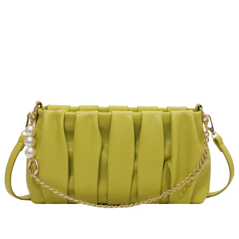 Wholesale New Versatile Pleated Square Bag Crossbody Metal Chain Sling Shoulder Bag PU Leather Messenger Purse Women Handbag, Black,green,yellow,beige,custom color
Wholesale New Versatile Pleated Square Bag Crossbody Metal Chain Sling Shoulder Bag PU Leather Messenger Purse Women Handbag, Black,green,yellow,beige,custom color