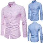 Formal Small Breakpoint Slim Tailored Shirt Business Dress Shirt for Working Day
