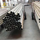 Aksu Wood Grain Aluminum Alloy Construction Retangular Tube Aluminium Square Pipe Profile