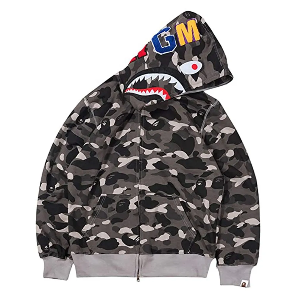 TD New Arrival 5XL Oversized Hoodie Camouflage Printing Men's Hoodies&Sweatshirts Long Sleeve Bape Shark Hoodie, Customized color
TD New Arrival 5XL Oversized Hoodie Camouflage Printing Men's Hoodies&Sweatshirts Long Sleeve Bape Shark Hoodie, Customized color