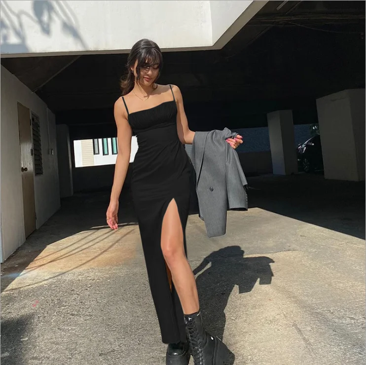 Fashion Women Summer Casual Dresses Tight Tropical Dresses womans Women Solid Color black dress bodycon
Fashion Women Summer Casual Dresses Tight Tropical Dresses womans Women Solid Color black dress bodycon