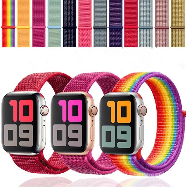 Woven Nylon watch Strap Band Sport Replacement Band Strap Apple Watch Band 44mm 40mm 42mm 38mm for Apple Watch Series 5/4/3/2/1
Woven Nylon watch Strap Band Sport Replacement Band Strap Apple Watch Band 44mm 40mm 42mm 38mm for Apple Watch Series 5/4/3/2/1