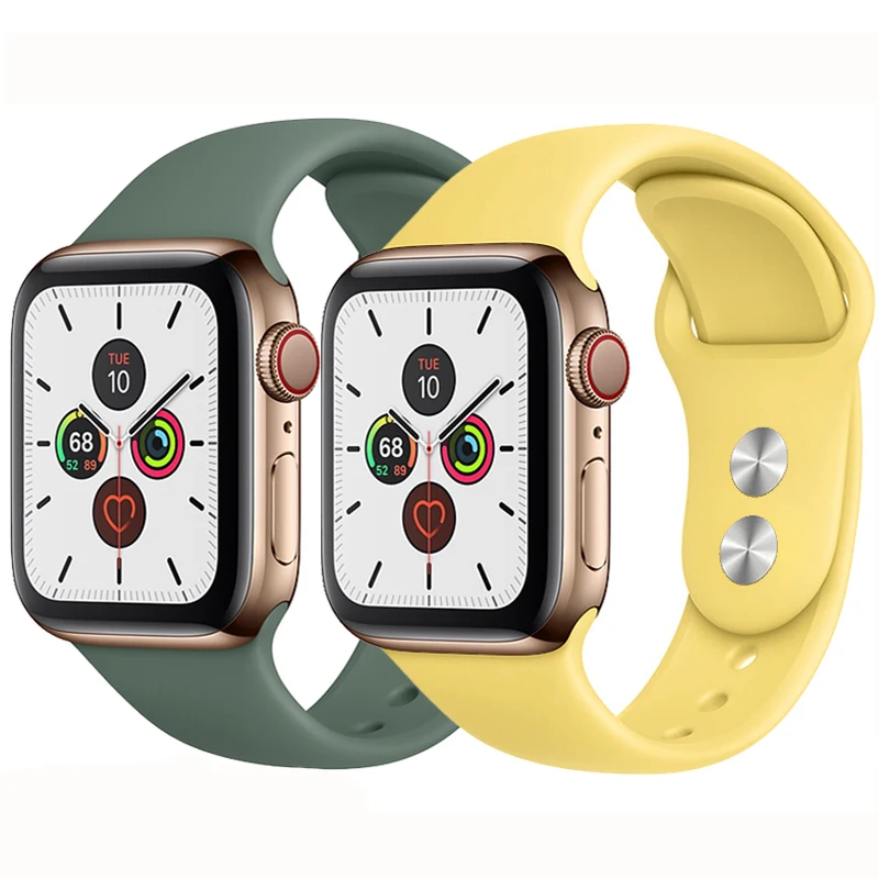 soft Silicone Sports for Apple Watch Band Strap 5 4 3 2 1 38MM 42MM Bands Rubber Watchband for Iwatch series 5 4 40mm 44mm, Customized colors
soft Silicone Sports for Apple Watch Band Strap 5 4 3 2 1 38MM 42MM Bands Rubber Watchband for Iwatch series 5 4 40mm 44mm, Customized colors