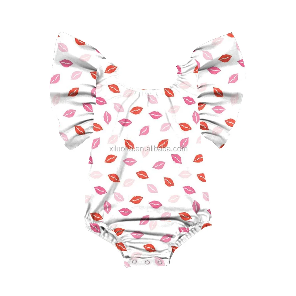 High Quality Newborn Baby Milk Silk Clothes Heart Print Valentine's Day Baby Romper 
High Quality Newborn Baby Milk Silk Clothes Heart Print Valentine's Day Baby Romper