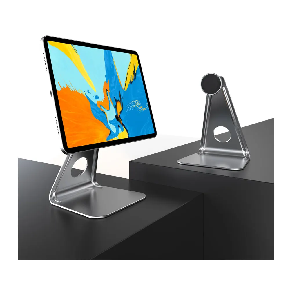 New L-Shaped Aluminum Alloy 360 Free Spin Tablet Stand Desk Flexible Magnetic Mobile Phone Holders for iPad, Silver
New L-Shaped Aluminum Alloy 360 Free Spin Tablet Stand Desk Flexible Magnetic Mobile Phone Holders for iPad, Silver