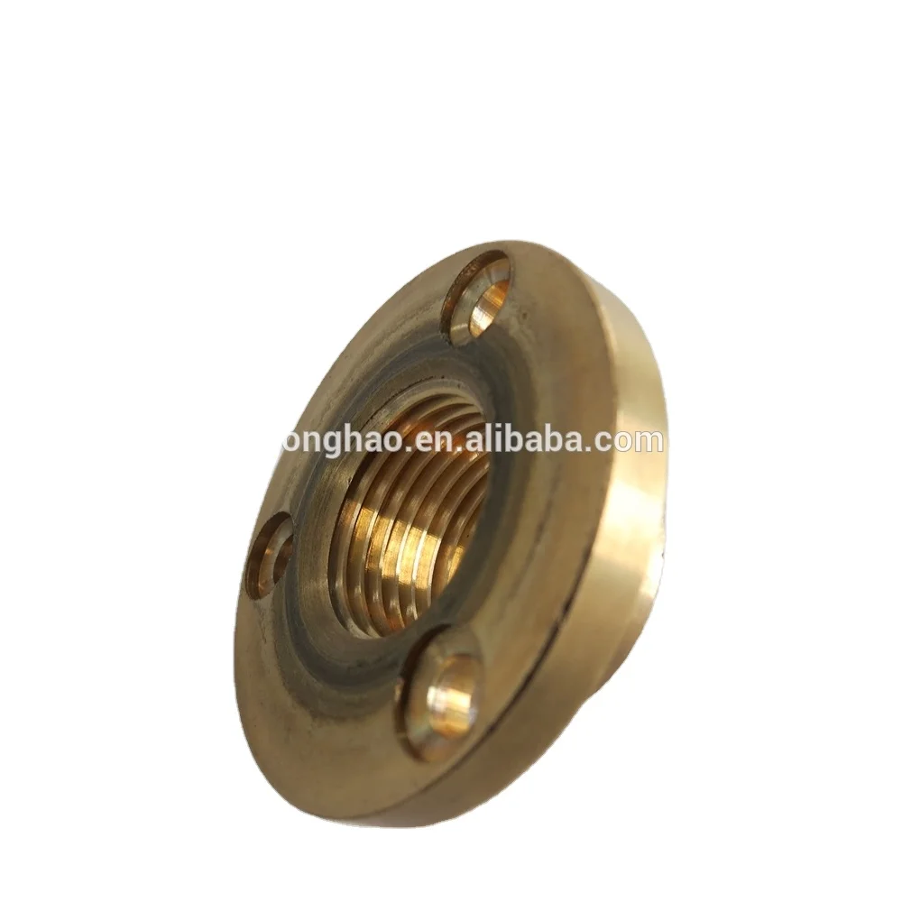 customized CNC machining brass ship valve with thread
