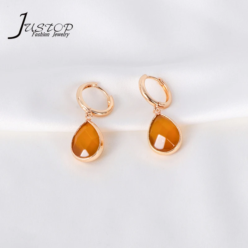 Custom Jewelry New Design Natural Stone Water Drop Shape Yellow Agate Hoop Earrings, As picture
Custom Jewelry New Design Natural Stone Water Drop Shape Yellow Agate Hoop Earrings, As picture