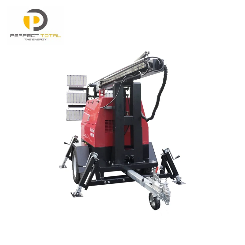 folded light tower red 1