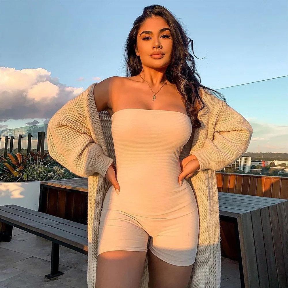 Women Sexy Off ShoulderJumpsuits Bodycon Sleeveless Rompers Clubwear Shorts Set Coldker, As show
Women Sexy Off ShoulderJumpsuits Bodycon Sleeveless Rompers Clubwear Shorts Set Coldker, As show