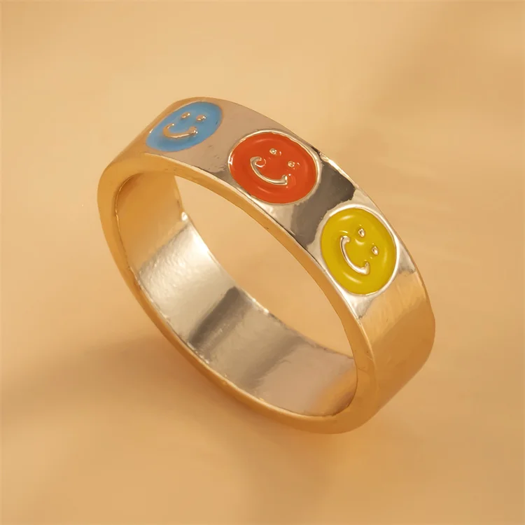 European and American creative color dripping rings, women's flower heart-shaped rings, metal ring jewelry wholesale
European and American creative color dripping rings, women's flower heart-shaped rings, metal ring jewelry wholesale