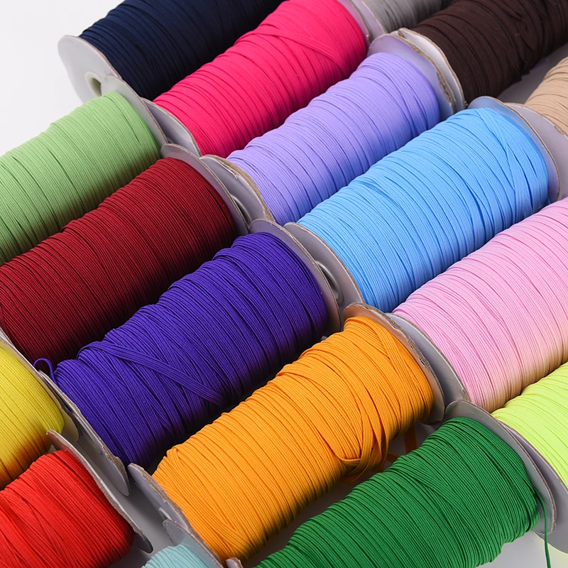 10yard 3/6mm Elastic Bands Rope Rubber Hair Band Ribbons Sewing Webbing Tapes Waist Shoes Belt DIY Garment Accessories
10yard 3/6mm Elastic Bands Rope Rubber Hair Band Ribbons Sewing Webbing Tapes Waist Shoes Belt DIY Garment Accessories