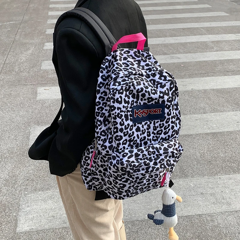 2021 new student schoolbag Unisex campus leopard print backpack large capacity computer bag, Customized color
2021 new student schoolbag Unisex campus leopard print backpack large capacity computer bag, Customized color