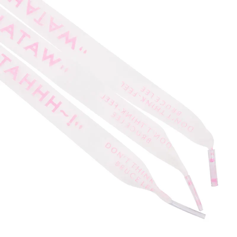 Wholesale charm custom Pvc Polyester Flat Shoe Laces Printed Shoelaces no minimum
Wholesale charm custom Pvc Polyester Flat Shoe Laces Printed Shoelaces no minimum