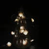 Wholesale Outdoor Garden Room decorative battery operated plastic sea shell led lights string