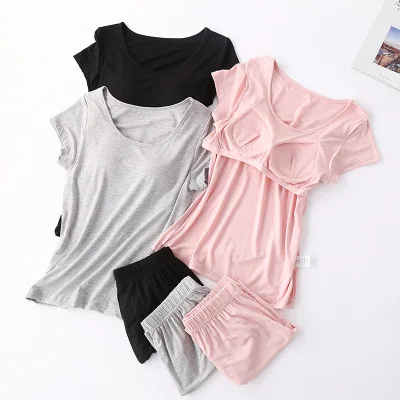 Dropshipping Custom Private Label Night Sleeping Nightwear Suit Sleepwear Casual Women Modal Shorts Pajama
Dropshipping Custom Private Label Night Sleeping Nightwear Suit Sleepwear Casual Women Modal Shorts Pajama