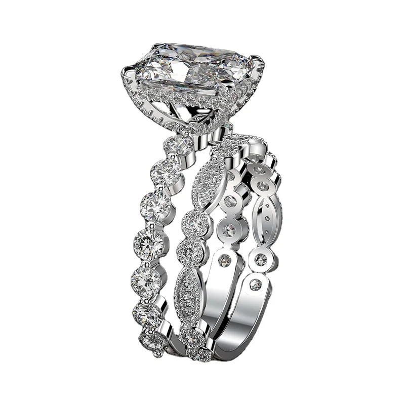 OEVAS Hot Sale Jewelry Custom S925 Silver Diamond Pendant Ladies Jewelry Wedding Ring
OEVAS Hot Sale Jewelry Custom S925 Silver Diamond Pendant Ladies Jewelry Wedding Ring