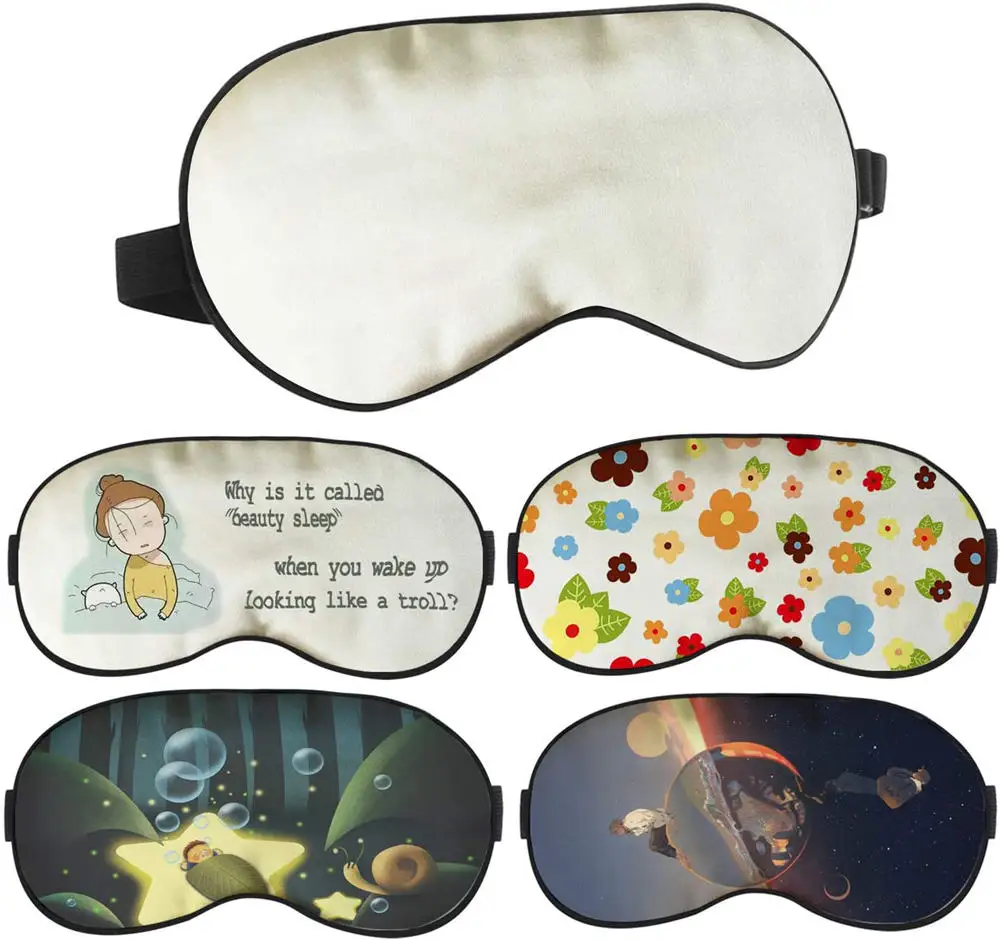 Fabric silk eye care mask double-sided shading Breathable blank sublimation blank eye mask for sleeping
Fabric silk eye care mask double-sided shading Breathable blank sublimation blank eye mask for sleeping