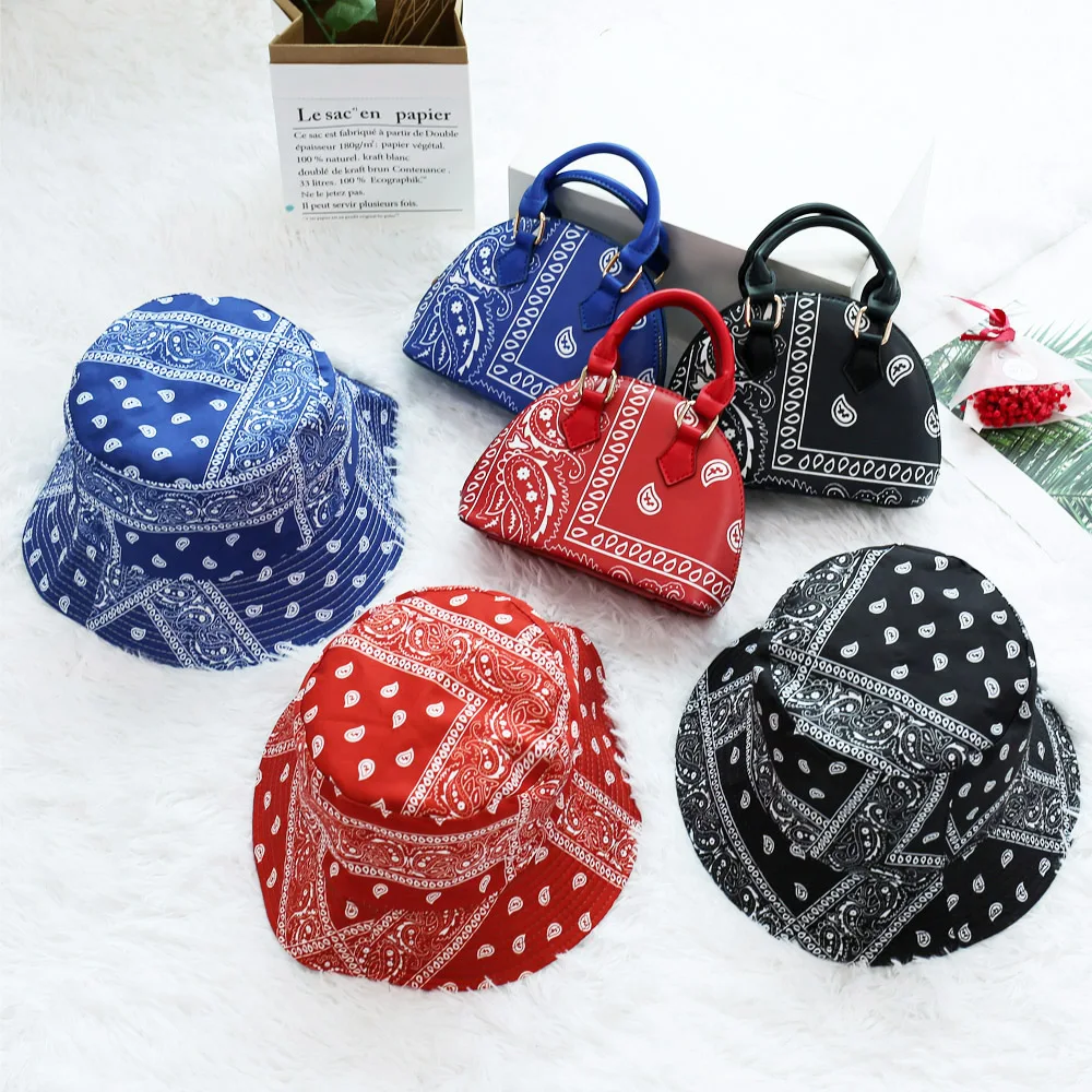 2021 Ins Trendy Cashew Flower Shell Purse and Hat for Women Fashion Brand Messenger Blue Bandana Purse and Bucket Hat Set, 6 colors
2021 Ins Trendy Cashew Flower Shell Purse and Hat for Women Fashion Brand Messenger Blue Bandana Purse and Bucket Hat Set, 6 colors