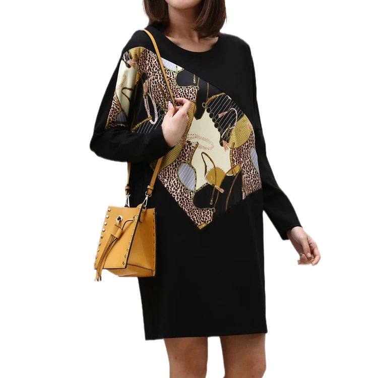 Hot Sale Fashion Tops Digital Print Comfortable Wholesale Long Sleeve Crew Neck Spring Elegant Casual Dresses
Hot Sale Fashion Tops Digital Print Comfortable Wholesale Long Sleeve Crew Neck Spring Elegant Casual Dresses