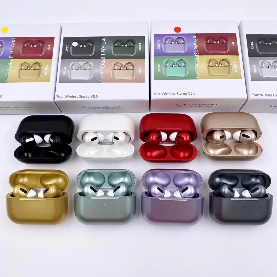 inpods13 pro TWS earbuds macarons 8 colors 5.0 headset in-ear wireless earphone 
inpods13 pro TWS earbuds macarons 8 colors 5.0 headset in-ear wireless earphone