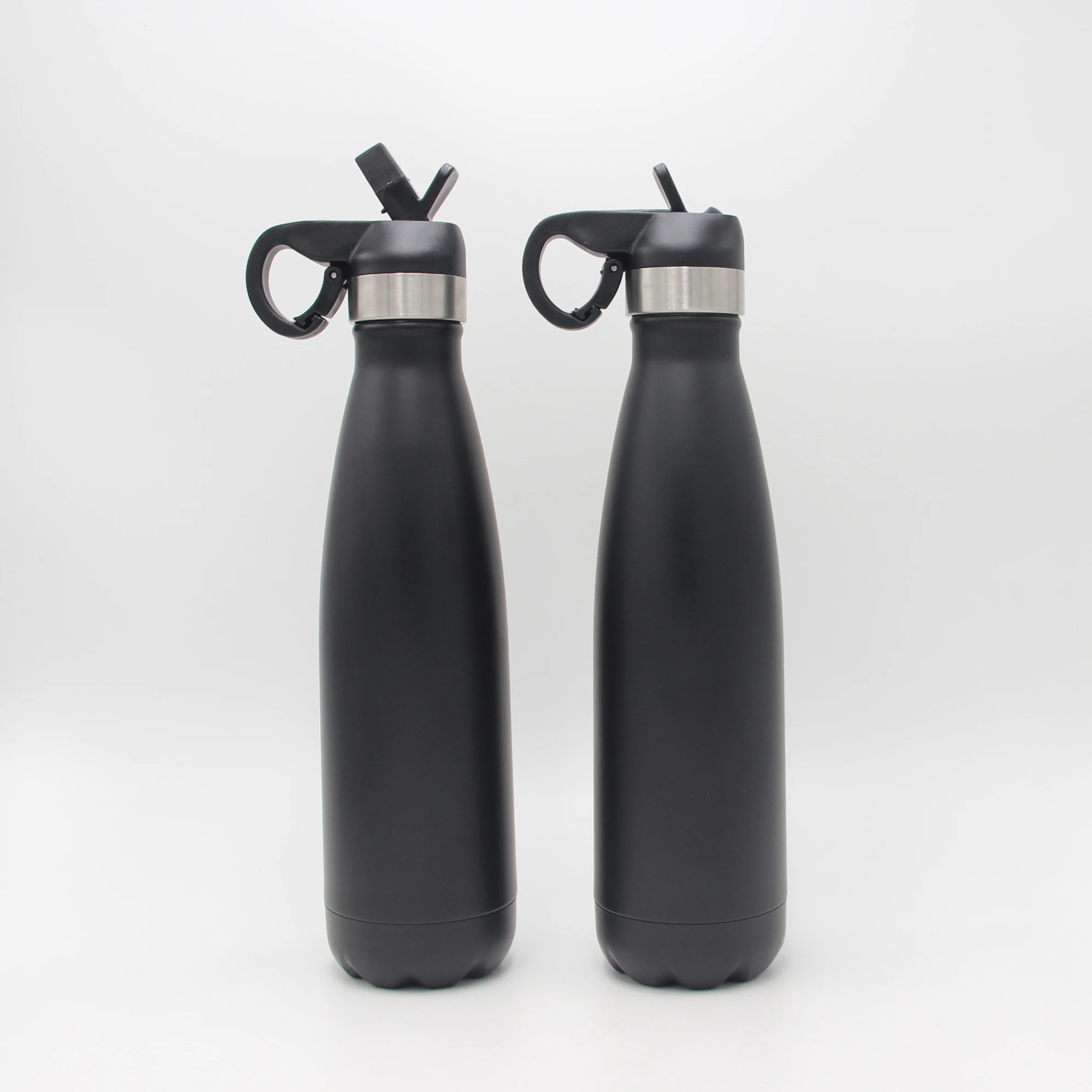 Matt black flip lid cola shape water bottle with straw lid triple insulated stainless steel water bottle
Matt black flip lid cola shape water bottle with straw lid triple insulated stainless steel water bottle