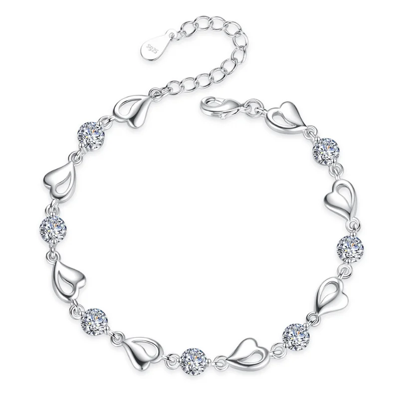 Fashion jewelry blue heart bracelet female hollow love heart-shaped silver-plated bracelet blue bracelet jewelry
Fashion jewelry blue heart bracelet female hollow love heart-shaped silver-plated bracelet blue bracelet jewelry