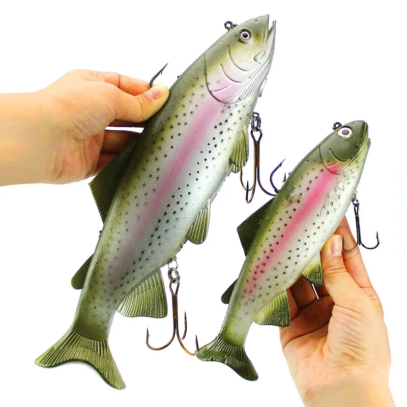 Simulation deep sea large fish20cm 30cm gray speckled soft sea fishing lure bait
Simulation deep sea large fish20cm 30cm gray speckled soft sea fishing lure bait