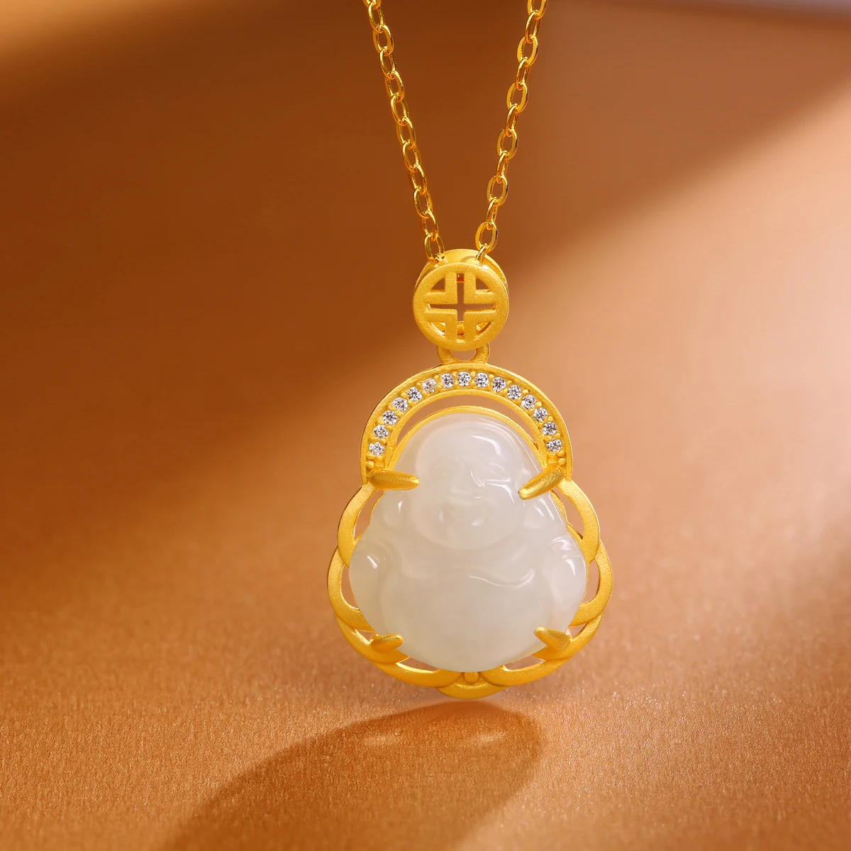 925 Sterling Silver Big Stone Necklace New Design For Lady Necklace Women's Jewelry With Maitreya Laughing Buddha Jade
925 Sterling Silver Big Stone Necklace New Design For Lady Necklace Women's Jewelry With Maitreya Laughing Buddha Jade