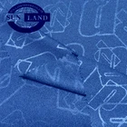 casual sports garment clothing embossed 100 polyester jersey fabric