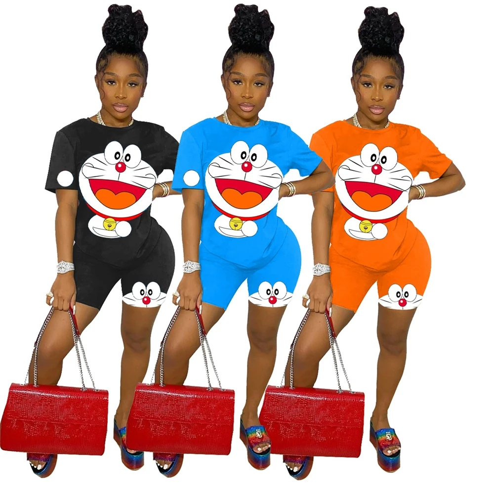 EB-20 Outfits Two Piece Shorts Cartoon Set Women Breathable Clothing Summer Sport Sexy Biker Shorts Two 2 Piece Set Women Outfit
EB-20 Outfits Two Piece Shorts Cartoon Set Women Breathable Clothing Summer Sport Sexy Biker Shorts Two 2 Piece Set Women Outfit