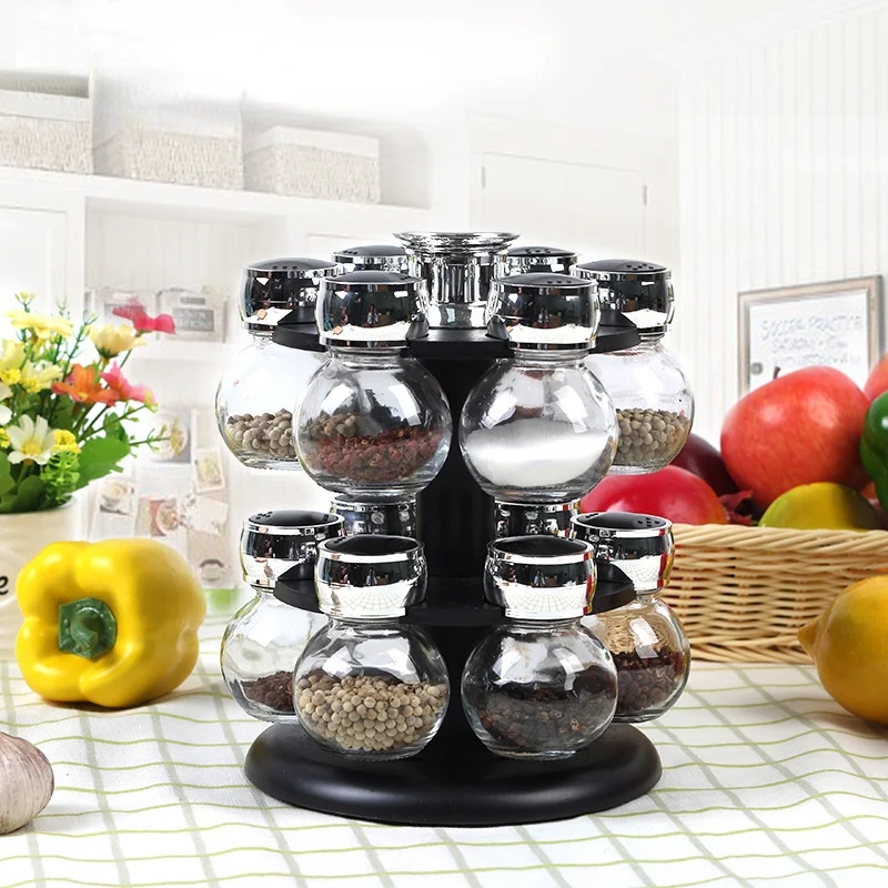High Quality 12pcs Pepper and Spice Jar Rack Revolving Glass Storage Organizer Multipurpose
High Quality 12pcs Pepper and Spice Jar Rack Revolving Glass Storage Organizer Multipurpose