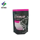 Black Pouch Printing Little Pouches Stylish Design Packaging Seal Bags Black Color Printing Zipper Pouch