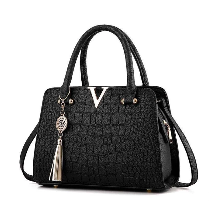 

Hot Sales Sac A Main Crocodile Pattern Handbag Pu Leather Crossbody Bag Handbags For Women Luxury With Tassel
