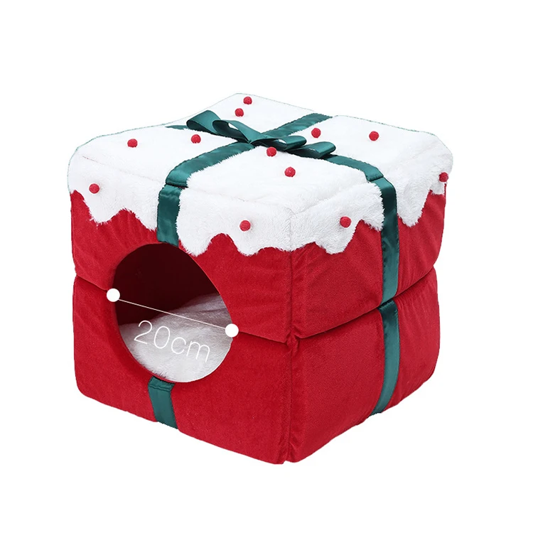Wholesale Holiday Pet Bed Accessories Supply Festival New Year Cube Pet Cat House Cave Bed Modern Luxury Christmas Cat Dog Bed, Burgundy,pink,brown,orange,green,blue, customized
Wholesale Holiday Pet Bed Accessories Supply Festival New Year Cube Pet Cat House Cave Bed Modern Luxury Christmas Cat Dog Bed, Burgundy,pink,brown,orange,green,blue, customized
