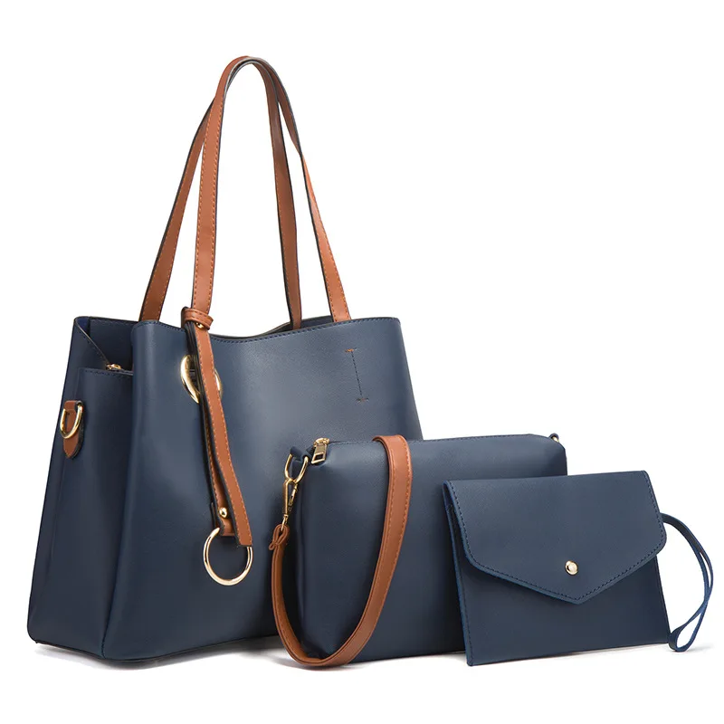 Fashion Lady Business Laisure Laptop Bag Wallet PU Purse Handbags Artificial Leather Customized Blue Woman Handbag Tote Bag Set
Fashion Lady Business Laisure Laptop Bag Wallet PU Purse Handbags Artificial Leather Customized Blue Woman Handbag Tote Bag Set