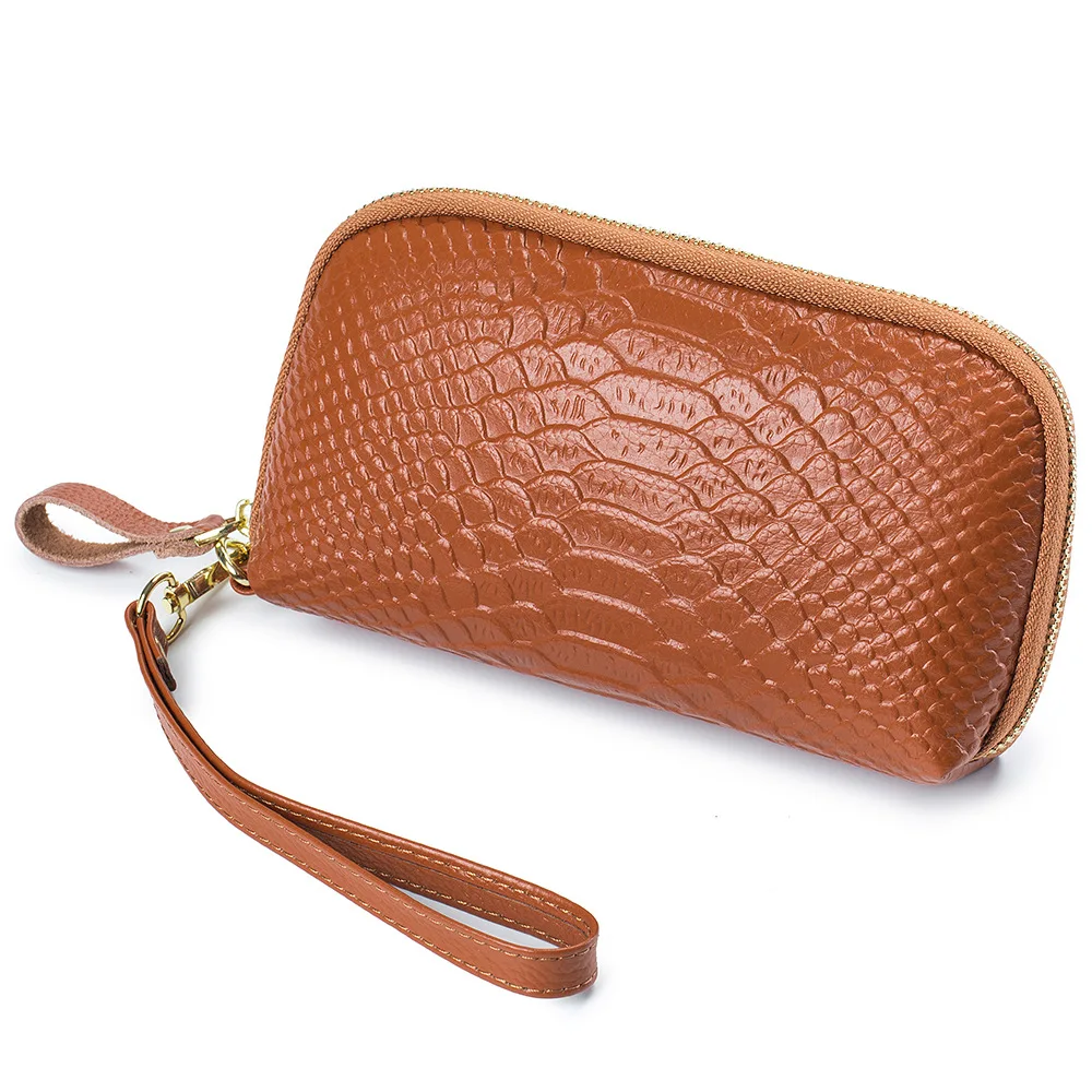Westal Cowhide Leather Long Zipper Wallet Women Mobile Phone Bag Female Wallet Wrist Bag Ladies Genuine Leather Clutch Purse, Black,brown,blue,green,white,pink,wine red
Westal Cowhide Leather Long Zipper Wallet Women Mobile Phone Bag Female Wallet Wrist Bag Ladies Genuine Leather Clutch Purse, Black,brown,blue,green,white,pink,wine red