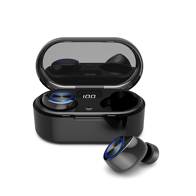 

3D stereo QCY- T2C QS2 TWS Bluetooth V5.0 in ear headphone 3D Sports Wireless Earphones with Dual Microphone waterproof earbuds, White/black