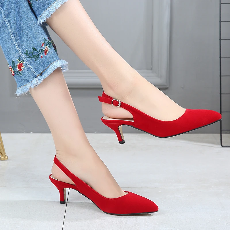 big size designer Summer Shoes Women 5 cm heel pointed toe slingback Women Office Shoes New Arrival Women Heeled Pumps, Black, red,
big size designer Summer Shoes Women 5 cm heel pointed toe slingback Women Office Shoes New Arrival Women Heeled Pumps, Black, red,