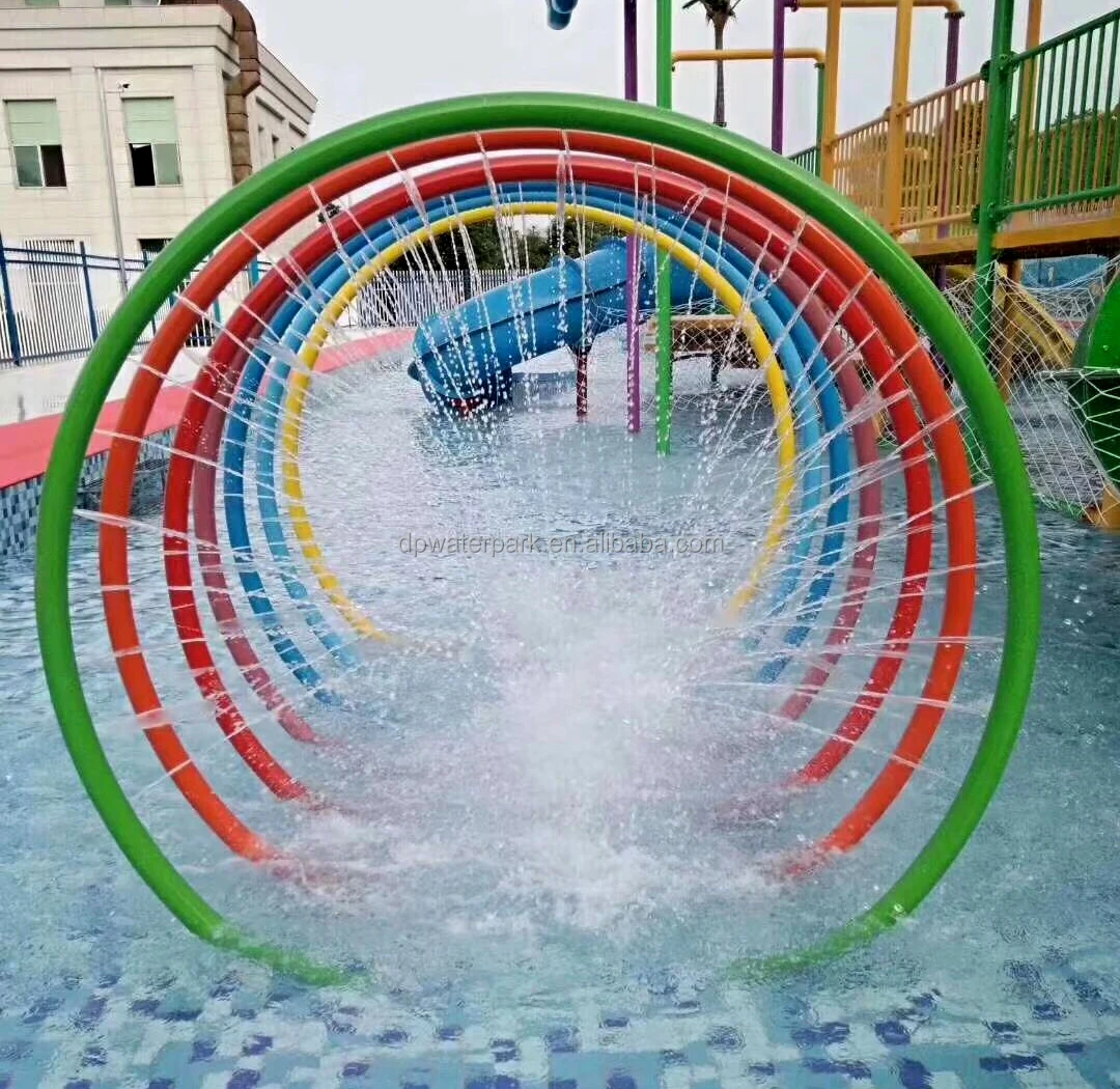 Water play equipment galvanized steel sprinkler children spray park splash pad arched loops for sale, Customized color
Water play equipment galvanized steel sprinkler children spray park splash pad arched loops for sale, Customized color