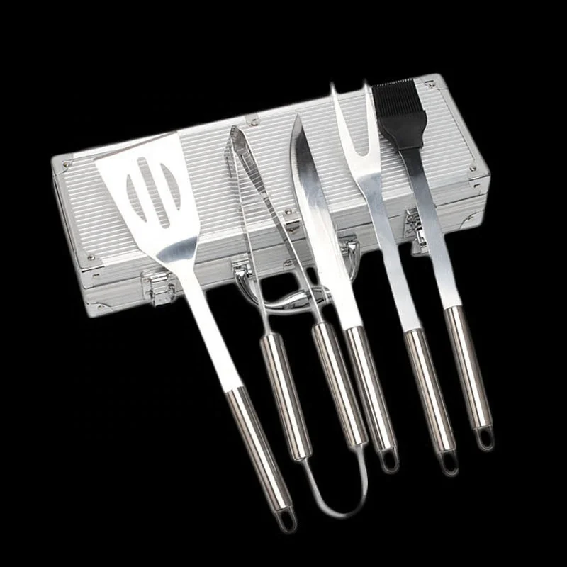 5pcs/set Kitchen Accessories Set New Wooden Handle Stainless Steel Bbq Grilling Tools Set
5pcs/set Kitchen Accessories Set New Wooden Handle Stainless Steel Bbq Grilling Tools Set
